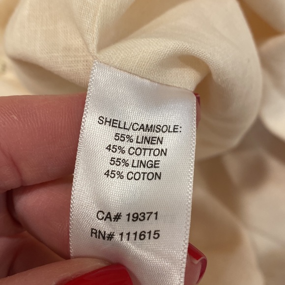 NWT. Robert Rodriguez. Linen halter top - Picture 9 of 9